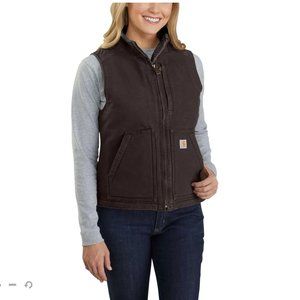 Carhartt Washed Duck Sherpa Lined Vest